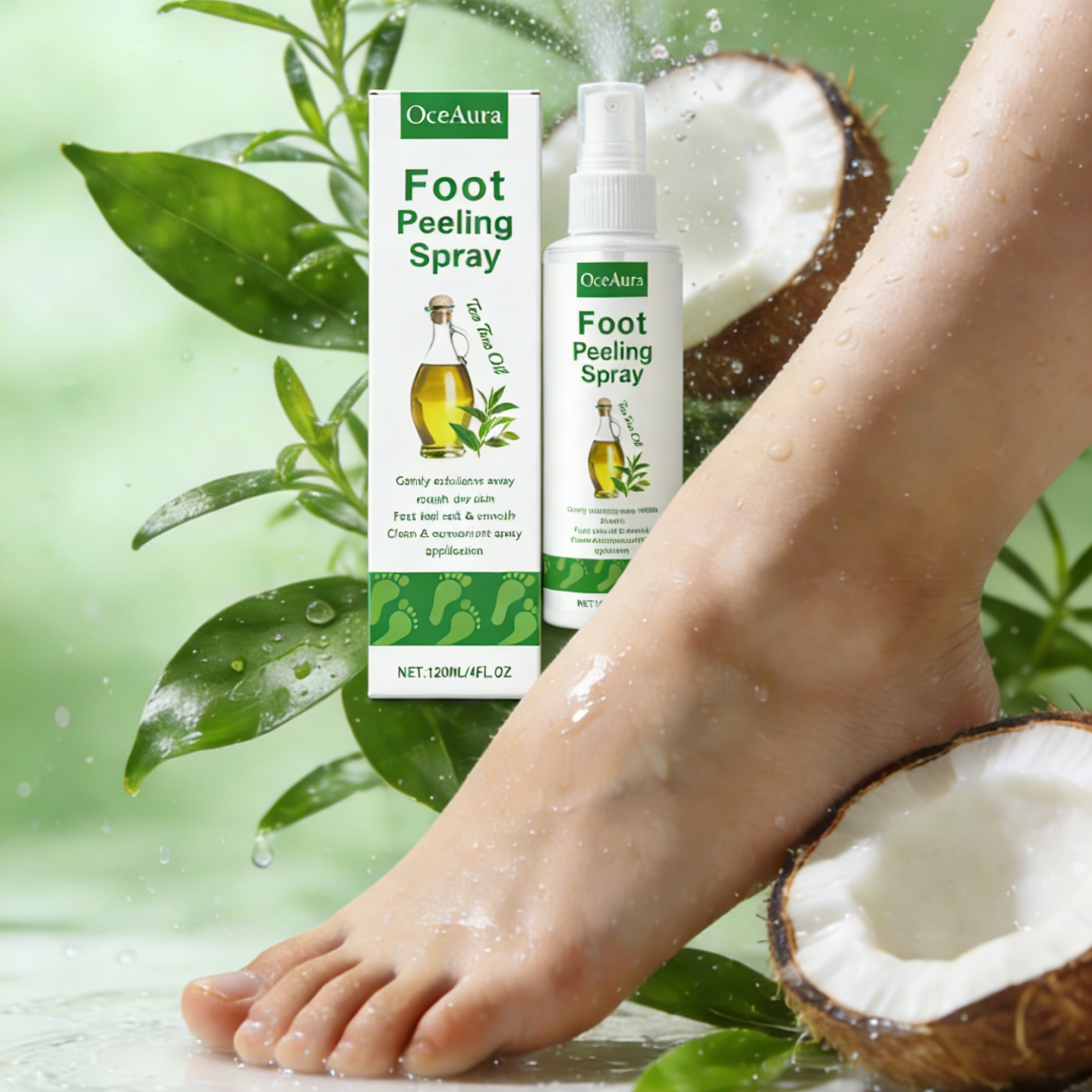 OceAura Foot Peeling Spray Sal - Azelaic Acid Cream reseña y precio