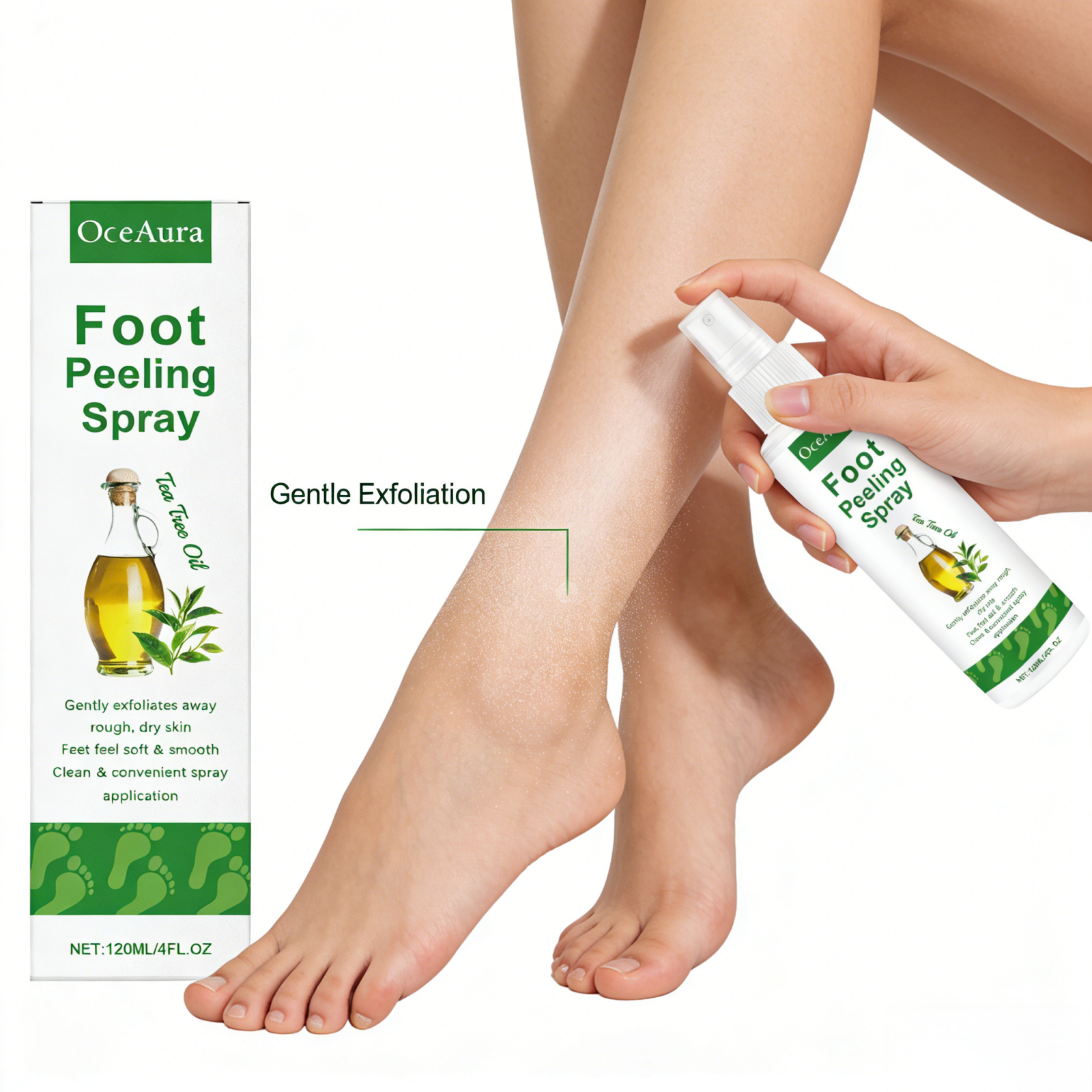 OceAura Foot Peeling Spray Sal - Azelaic Acid Cream reseña y precio