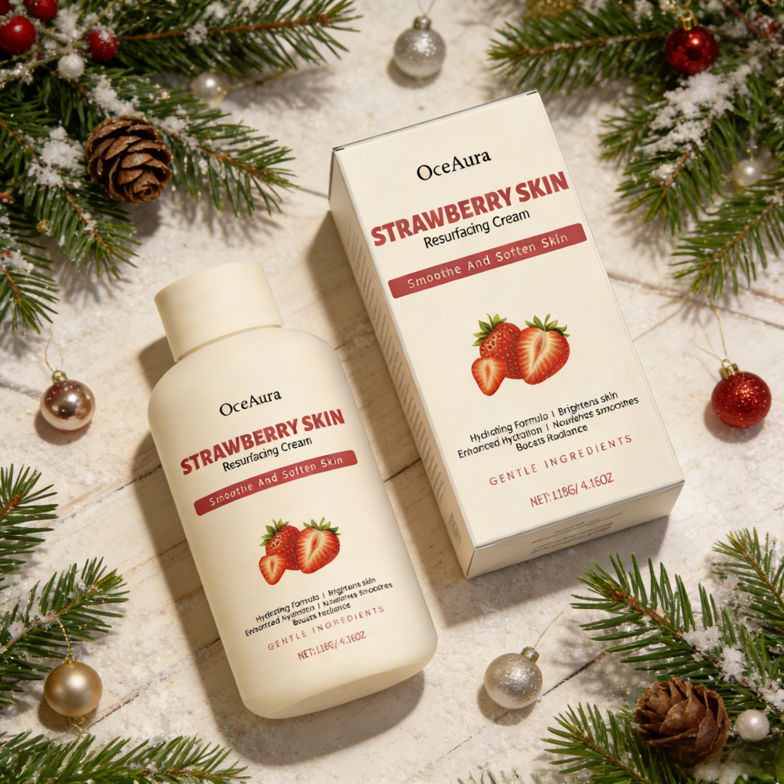OceAura Strawberry Body Cream  - Azelaic Acid Cream reseña y precio