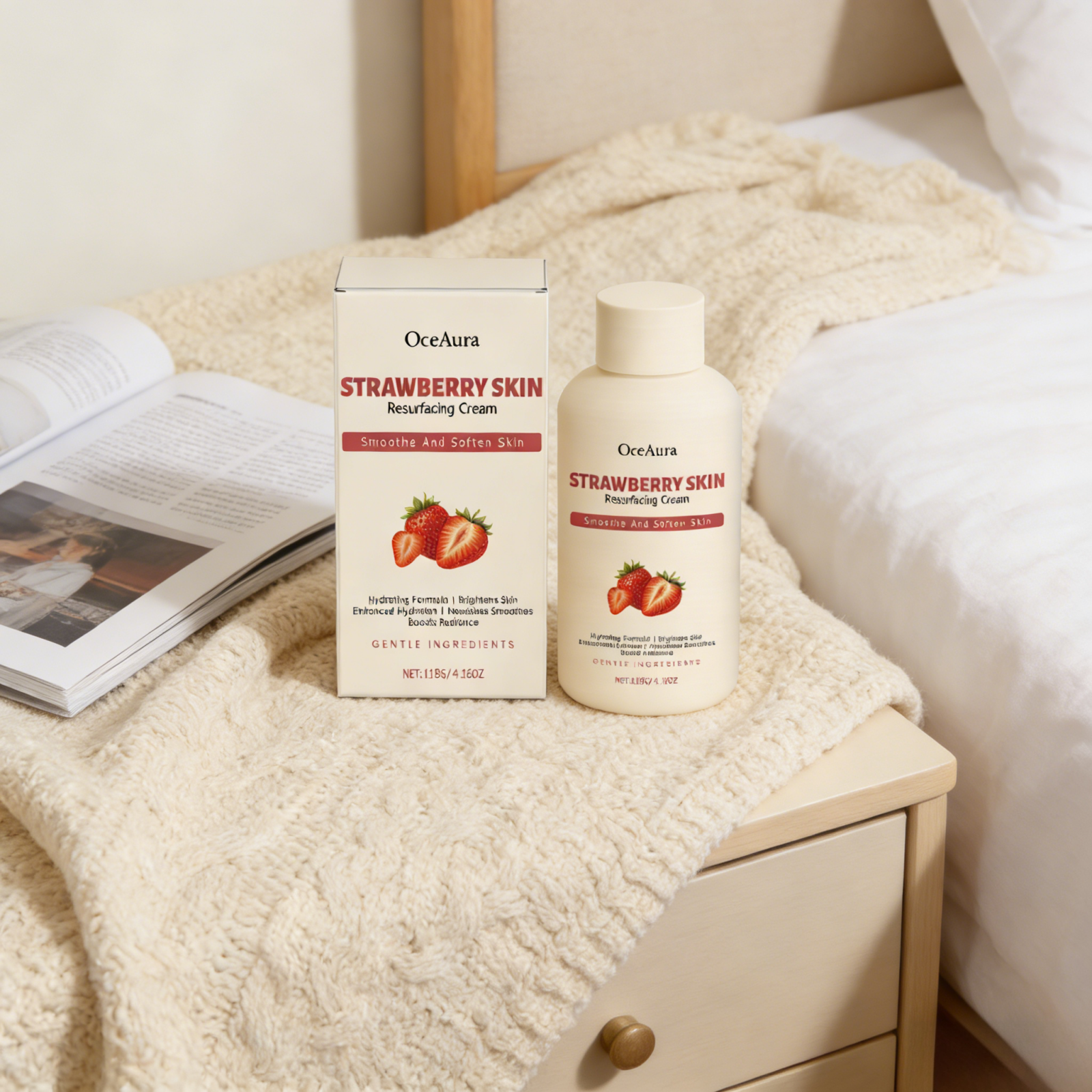 OceAura Strawberry Body Cream  - Azelaic Acid Cream reseña y precio